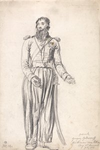 コサック、グレゴリーYelloserf、1814年7月 作： James Ward